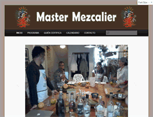 Tablet Screenshot of mastermezcalier.org